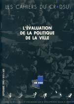 L'évaluation de la politique de la ville